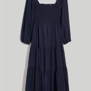 Madewell Navy Midi Dress